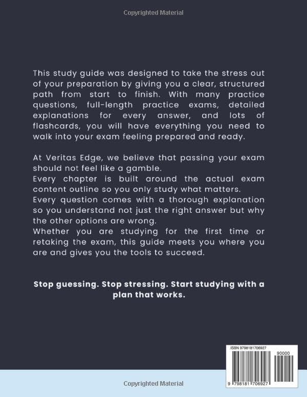CADC Study Guide 2026-2027: Comprehensive Review with 3000+ Practice Questions & Detailed Explanations to Pass Your Exam Without Stress by Veritas Edge