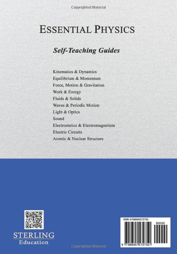 Thermal Physics: Essential Physics Self-Teaching Guide (Essential Physics Self-Teaching Guides) by Sterling Education