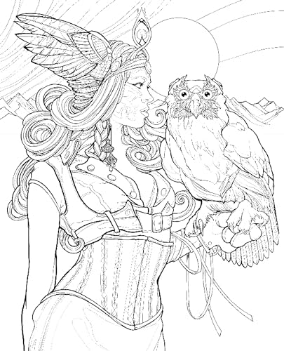 Magical Love: A Romantasy Coloring Book: Ethereal Romantic Fantasy Scenes to Color by Echo Chernik