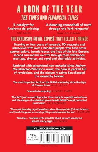 Entitled: Read the full story of Andrew Mountbatten-Windsor and Sarah Ferguson’s fall in the Sunday Times bestselling ‘most devastating royal biography ever written’ (Daily Mail) by Andrew Lownie
