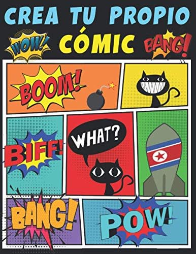 CREA TU PROPIO CÓMIC: 100 plantillas de cómics en blanco para adultos, adolescentes y niños | Dibuja tu cómic | idea de regalo niña y niño (Spanish Edition) by Ediciones Youpi