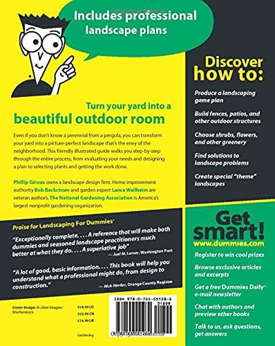 Landscaping for Dummies (For Dummies Series) by Robert J. Beckstrom