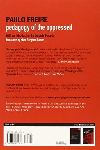 Pedagogy of the Oppressed, 30th Anniversary Edition by Paulo Freire