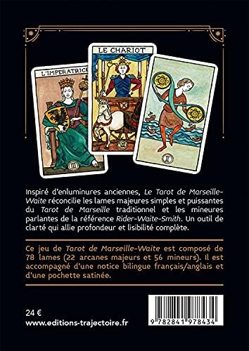 Le Tarot de Marseille Waite - Bilingue français/anglais - Coffret (Coffret Trajectoire) (French Edition) by Emmanuelle Iger