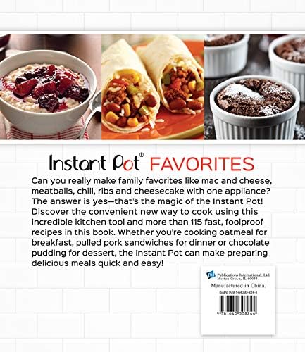 Instant Pot Favorites: Fast, Fresh and Foolproof Recipes for Your Electric Pressure Cooker by Publications International Ltd.