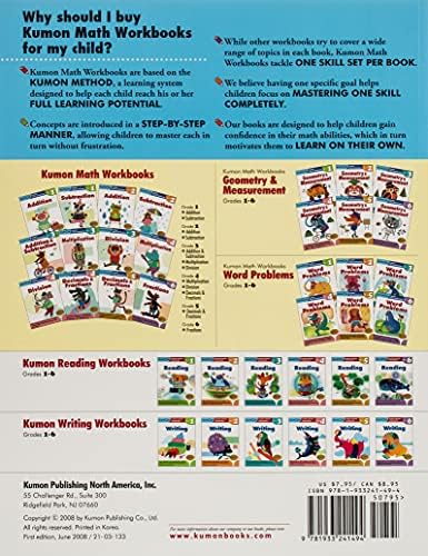 Kumon Grade 1 Addition (Calculation Math Workbooks), Ages 6-7, 96 pages (Kumon Math Workbooks) by Kumon Publishing