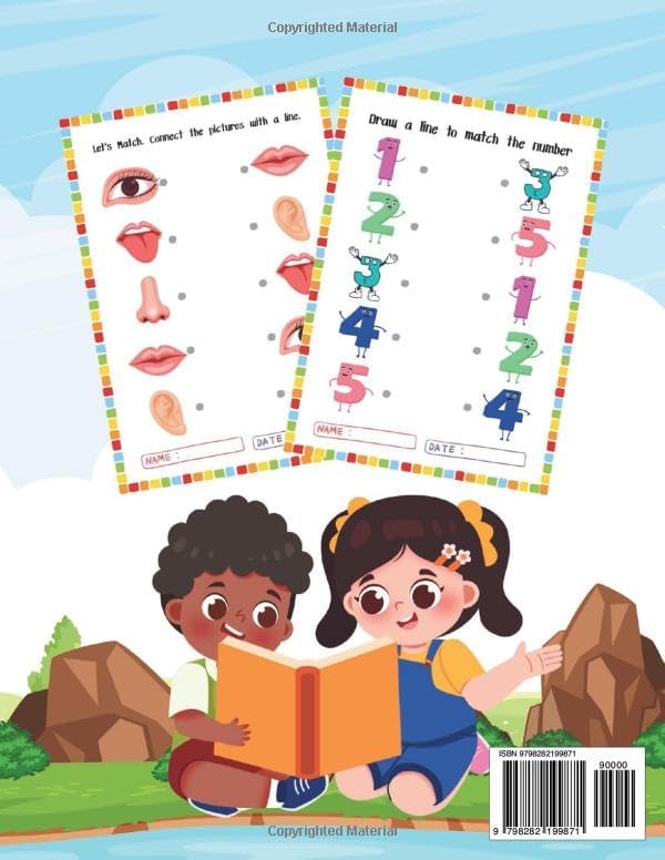 My First Matching Workbook: Engaging Picture Games for Early Learning (Ages 2-5) (My First Preschool Workbook Series) by Gyan Biswal