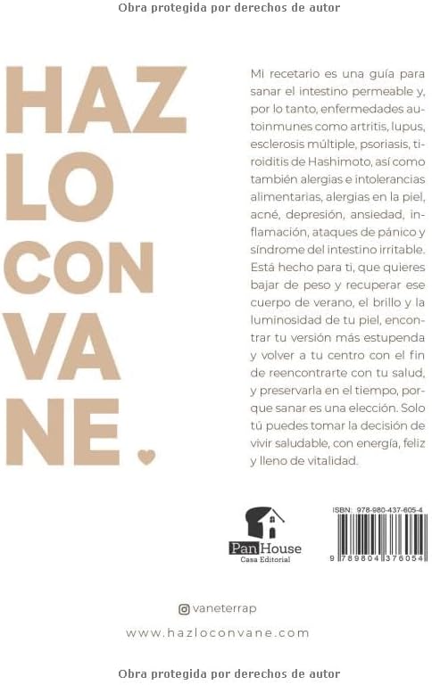 En la cocina con Vanessa Terracciano: Todo lo que necesitas para cocinar fabuloso y sin alimentos que agreden a tu salud (Spanish Edition) by Vanessa Terracciano