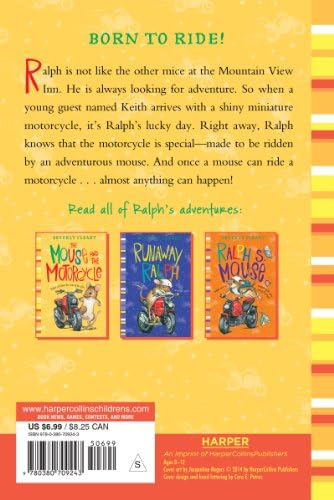 The Mouse and the Motorcycle: A Charming Animal Adventure About Friendship and a Motorcycle Ride by Beverly Cleary