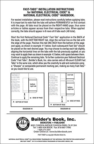 2017 National Electrical Code NEC Softcover Tabs by Builders Book Inc