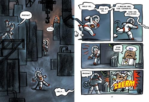 The First Cat in Space and the Wrath of the Paperclip: A Graphic Novel by Mac Barnett