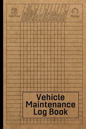 Vehicle Maintenance Log Book: Car Repair Journal / Automotive Service Record Book / Oil Change Logbook / Auto Expense Diary / Engine Autolog / Automobile, Truck Or Motorcycle Owner Gift Notebook by Bri Auto Publication
