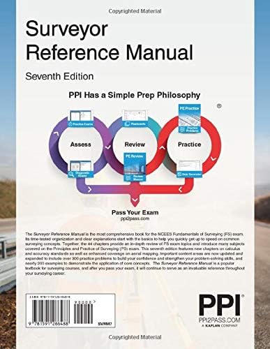 PPI Surveyor Reference Manual, 7th Edition – A Complete Reference Manual for the PS and FS Exam by George M Cole