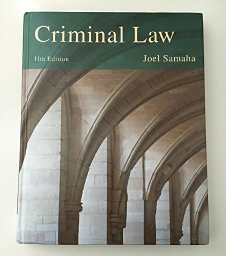 Criminal Law by Joel Samaha