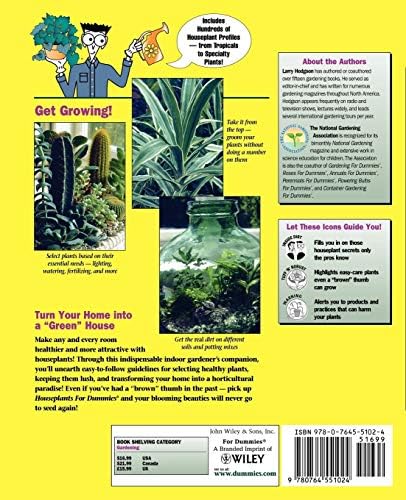 Houseplants for Dummies by Larry Hodgson