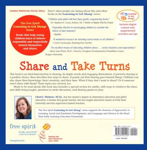 Share and Take Turns (Learning to Get Along, Book 1) by Cheri J. Meiners M.Ed.