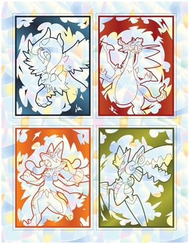 Pokémon The Official Mega Evolutions Sticker Book (Pokemon Pikachu Press) by Pikachu Press