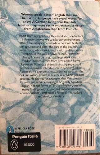 Sociolinguistics: An Introduction to Language and Society by Peter Trudgill