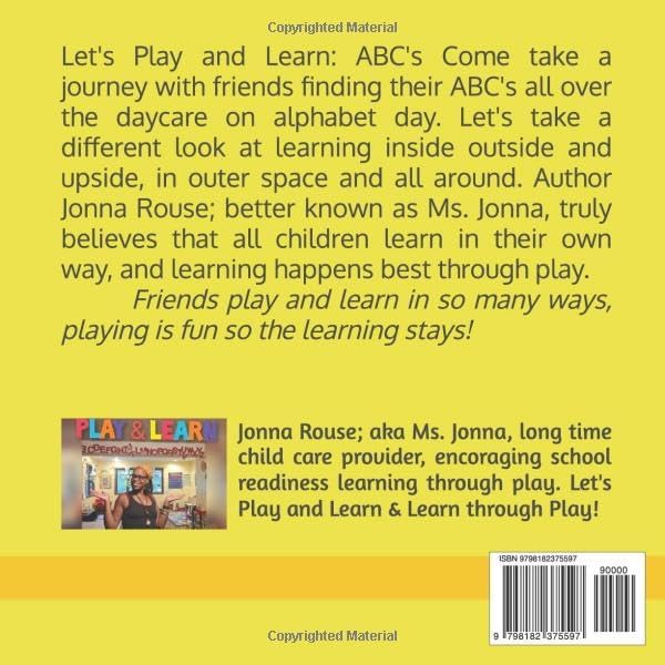 Let's Play and Learn: ABC's by Ms. Jonna Rouse
