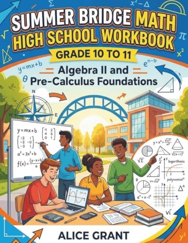 Summer Bridge Math High School Workbook Grade 10-11: Algebra II and Pre-Calculus Foundations (Success Path Workbooks Grade 10-11) by Alice Grant