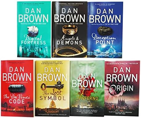 Robert Langdon Series Collection 7 Books Set By Dan Brown (Angels And Demons, The Da Vinci Code, The Lost Symbol, Inferno, Origin, Digital Fortress, Deception Point) by Dan Brown