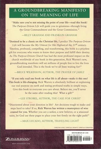 The Purpose Driven Life by Rick Warren