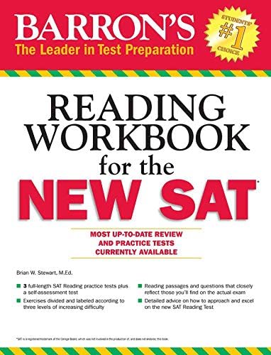 Barron's Reading Workbook for the NEW SAT by Brian Stewart