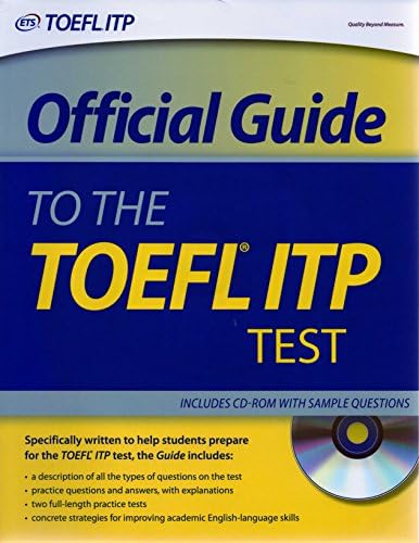 Official Guide to the Toefl ITP Test by Format: Textbook Binding
