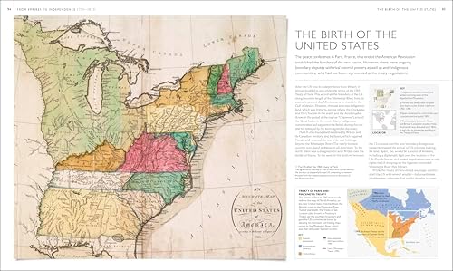 History of North America Map by Map (DK History Map by Map) by DK