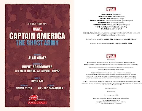 Captain America: The Ghost Army (Original Graphic Novel) by Alan Gratz