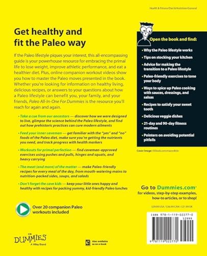 Paleo All-in-One For Dummies by Kellyann Petrucci