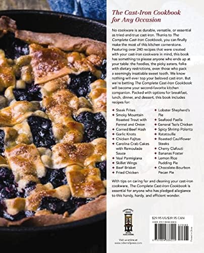 The Complete Cast Iron Cookbook: A Tantalizing Collection of Over 240 Recipes for Your Cast-Iron Cookware (Complete Cookbook Collection) by The Coastal Kitchen