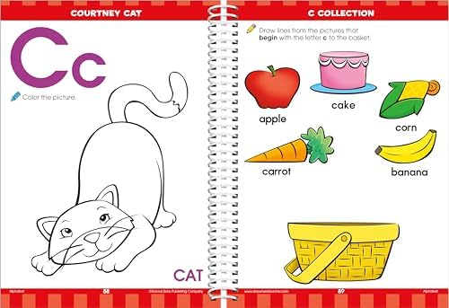 School Zone Big Preschool Workbook: 320 Spiral-Bound Pages, Pre-K, Colors, Shapes, Numbers, Early Math, Alphabet, Pre-Writing, Phonics, Following Directions, Ages 3-5 by School Zone