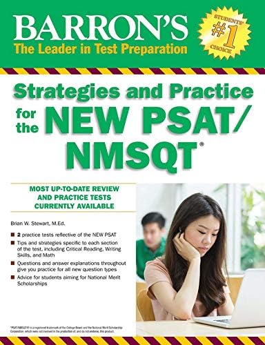 Barron's Strategies and Practice for the NEW PSAT/NMSQT by Brian Stewart