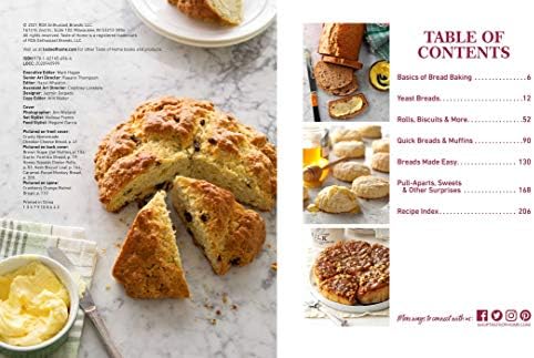 Taste of Home Breads: 100 Recipes for Oven-Fresh Loaves, Rolls, Biscuits, and More - Spiral-Bound, Baking for All Skill Levels (Taste of Home Baking) by Taste of Home
