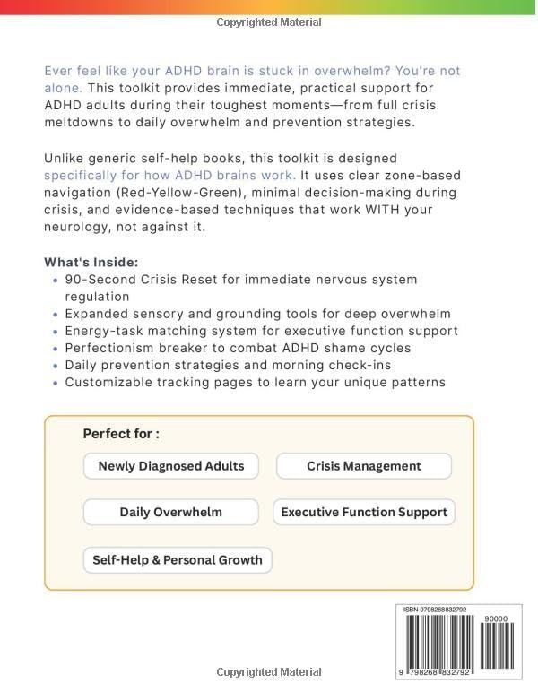 ADHD Emergency Toolkit: Quick Relief Strategies for ADHD Adults: Manage Overwhelm, Anxiety, and Executive Function Challenges with Practical Reset Tools and reclaim your day by Meraj khan