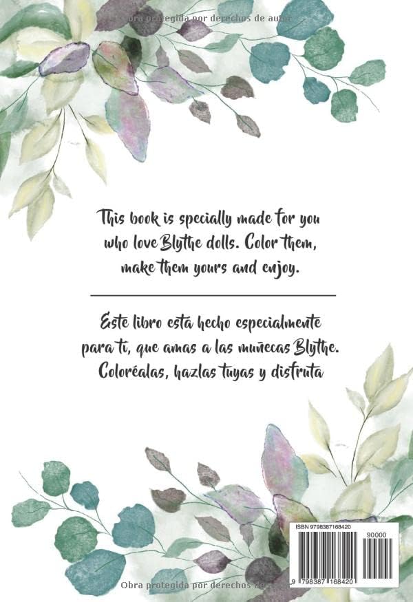 Blythe Dolls: Coloring Book (Spanish Edition) by Pilar Galán