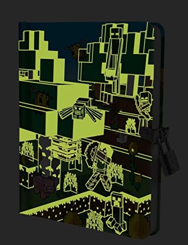 Minecraft: Mobs Glow-in-the-Dark Lock & Key Diary (Gaming) by Insights