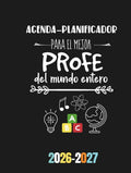 Agenda - Planificador para el mejor profe del mundo entero: Regalo personalizable y original para profesores. Agenda especial para maestros, profes y ... - semana vista. DIN A4 (Spanish Edition) by Aris HoffMiller