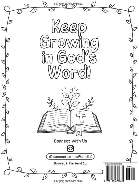 Summer in the Word: An Interactive Bible Workbook for Ages 6 to 10 by Brittney Mata