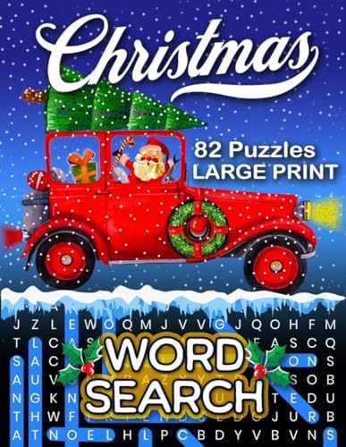 The Magic of Christmas Adult Word Search Puzzles Large Print: A Relaxing Collection of Festive Brain Teasing Word Find Puzzles for Adults, Seniors and Teens by Dibble Dabble Press