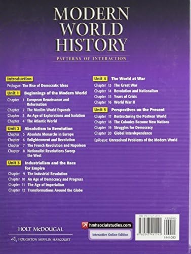 Modern World History: Patterns of Interaction by HOLT MCDOUGAL
