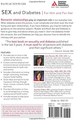 Sex and Diabetes: For Him and For Her by Janis Roszler R.D.