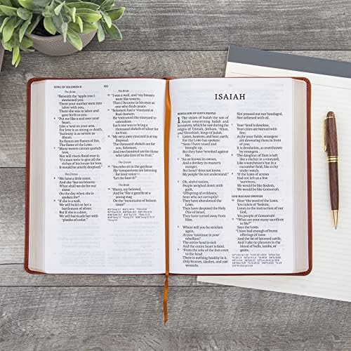 NASB Super Giant Print Reference Bible, Burnt Sienna LeatherTouch by Holman Bible Publishers