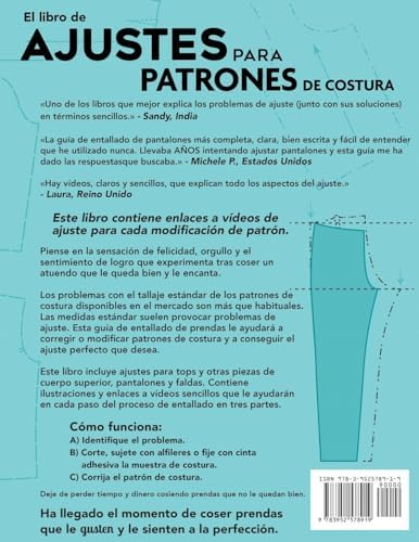 El libro de ajustes para patrones de costura: Corrija los patrones de sus prendas y logre un ajuste perfecto (Spanish Edition) by Gina Renee Dunham