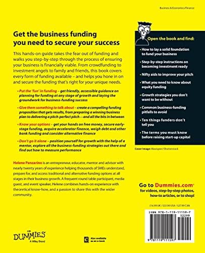 Business Funding For Dummies by Helene Panzarino