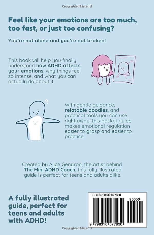 ADHD & Emotions: Your ADHD-friendly Illustrated Pocket Guide by Alice Gendron