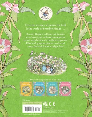 Brambly Hedge: Nature Coloring Book: Enter the cosy world of Brambly Hedge with this perfect colouring book for relaxation for all ages by Jill Barklem