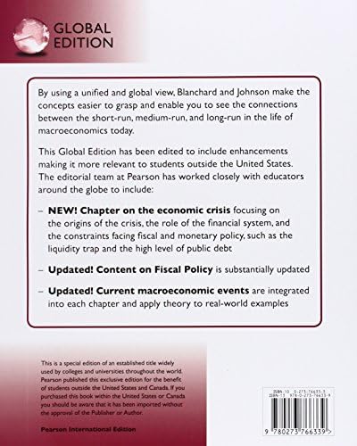 Blanchard Macroeconomics by Olivier Blanchard