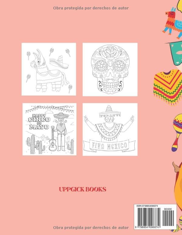 Mexican Culture: Mexico Coloring Book For Kids 3 - 8 Years Old – Indoor Activities, Gift (Spanish Edition) by UPPGICK BOOKS